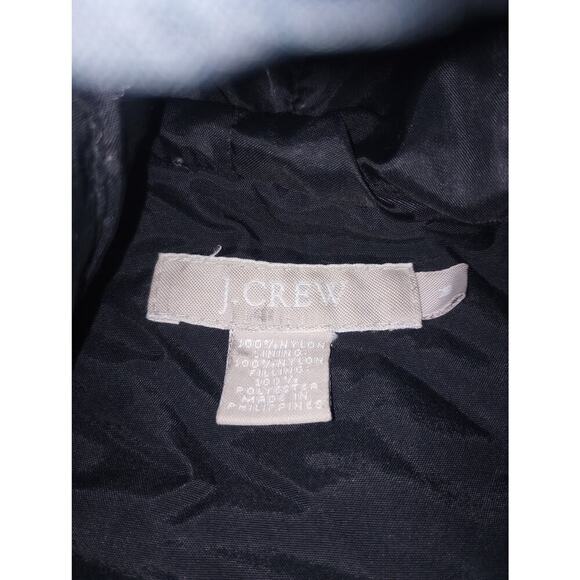 J. Crew Black Puffer Jacket Medium - Picture 5 of 6